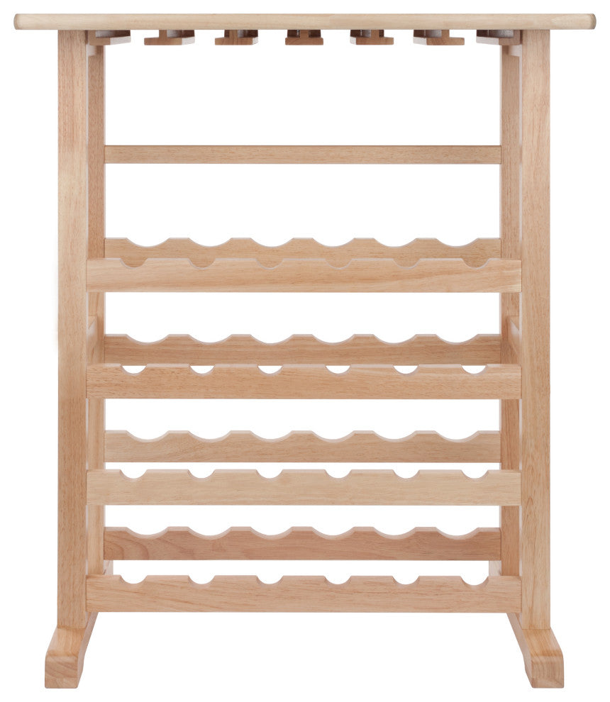Vinny 24-Bottle Wine Rack, Natural