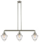 Innovations 213-SN-G664-7 3 Light Island Light, Brushed Satin Nickel