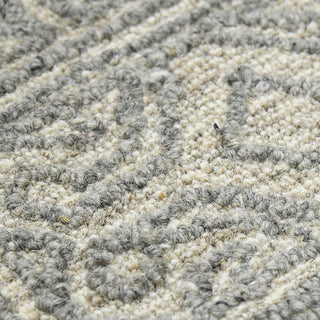 Berlin Wishek Area Rug, Gray, 8' x 10', Geometric