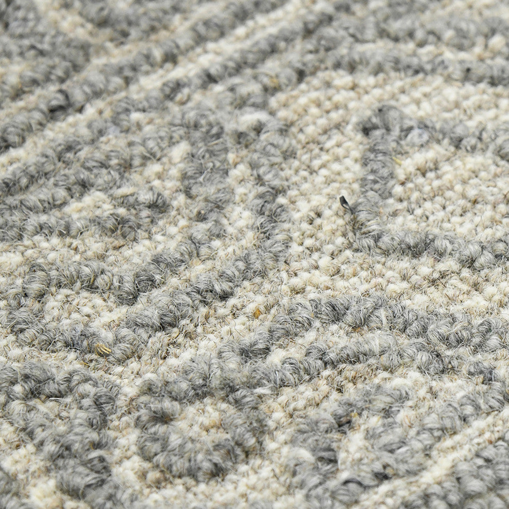Berlin Wishek Area Rug, Gray, 8' x 10', Geometric