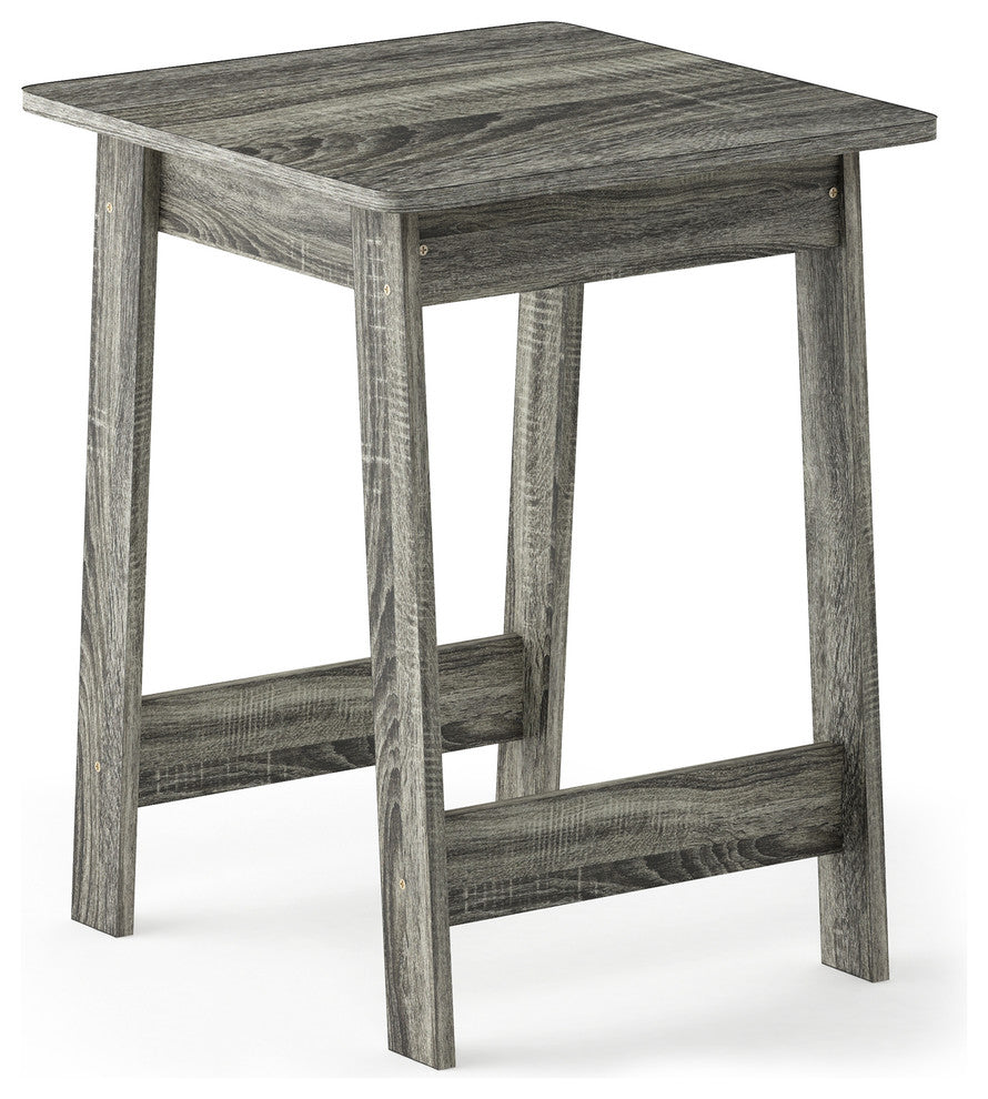 Furinno Beginning End Table, French Oak Gray