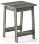 Furinno Beginning End Table, French Oak Gray
