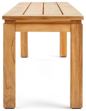 Winston All-Natural Teak Outdoor Dining Bench