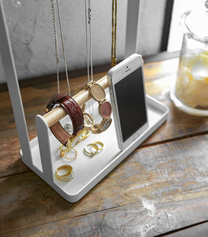 Tosca Accessory Stand, White