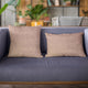 Blush Lux Velvet Shiny Velvet Luxury Throw Pillow, Double sided 22"x22"
