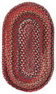 Capel St. Johnsbury Medium Red 0440_500 Braided Rugs - 2' X 8' Runner