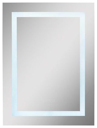 24" Rectangular Led Illuminated Mirror With Bluetooth Speaker