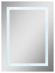 24" Rectangular Led Illuminated Mirror With Bluetooth Speaker