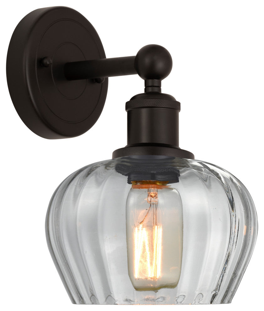 Innovations 616-1W-OB-G92 Fenton 1 Light 6.5" Sconce, Oil Rubbed Bronze