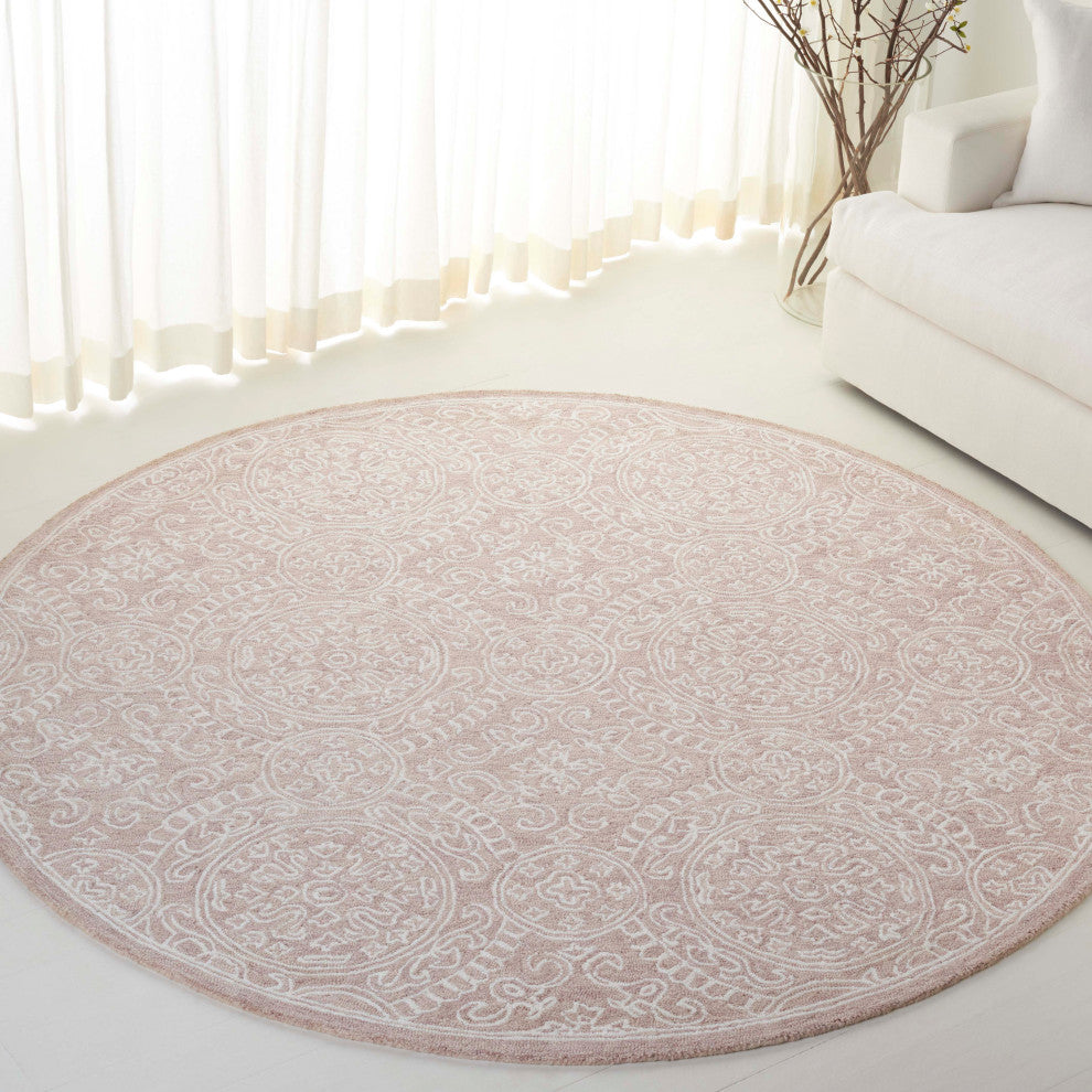 Safavieh Lauren Ralph Lauren Collection LRL6937 Rug, Beige/Ivory, 7' Round