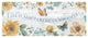 "Butterfly Bloom IV on Wood Gray" Print by Daphne Brissonnet, 62"x26"