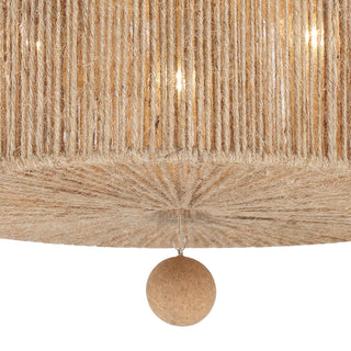 Jessa 3 Light Burnished Silver Ceiling Mount