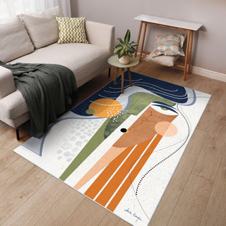 Aura Geometric Art Area Rug, 5'x7.5'