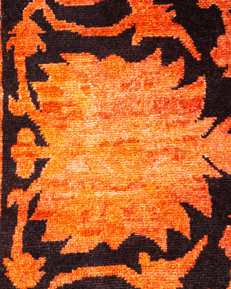 Vibrance, One-of-a-Kind Hand-Knotted Area Rug  - Orange, 12'2"x17'5"