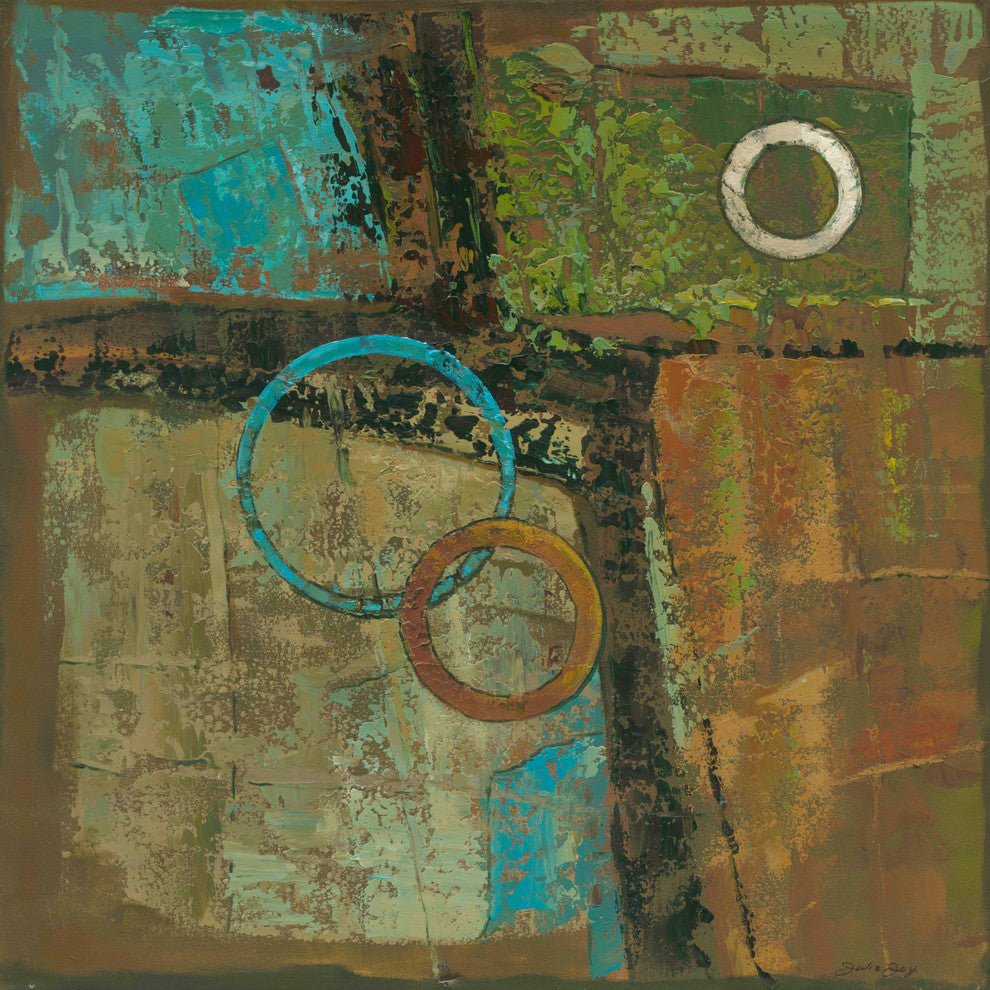 "Urban Spaces Two" Painting Print on Canvas by Julie Joy