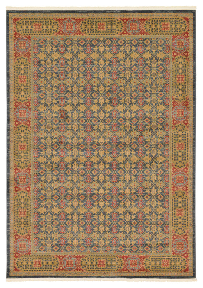 Unique Loom Navy Blue Jefferson Palace 7' 0 x 10' 0 Area Rug