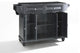 Cambridge Solid Black Granite Top Kitchen Island