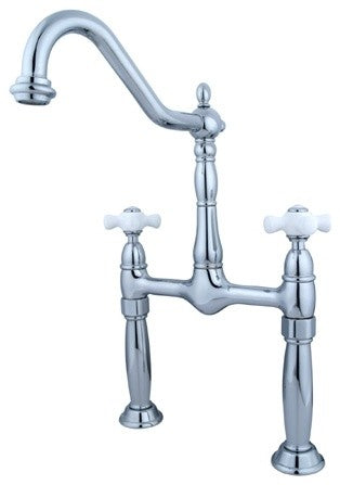 Kingston Brass Vessel Sink Faucet, Polished Chrome