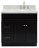 Ariel F037SRCWOVO Hamlet 37" - Black / Carrara White Top