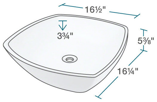 Porcelain Vessel Sink, Bisque