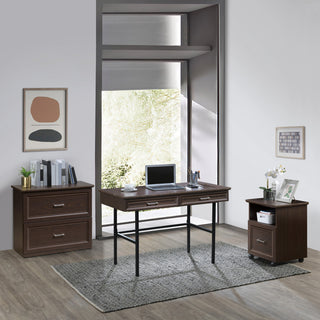 Jefferson Writing Desk With Lockdowel Fastening System, Espresso Finish