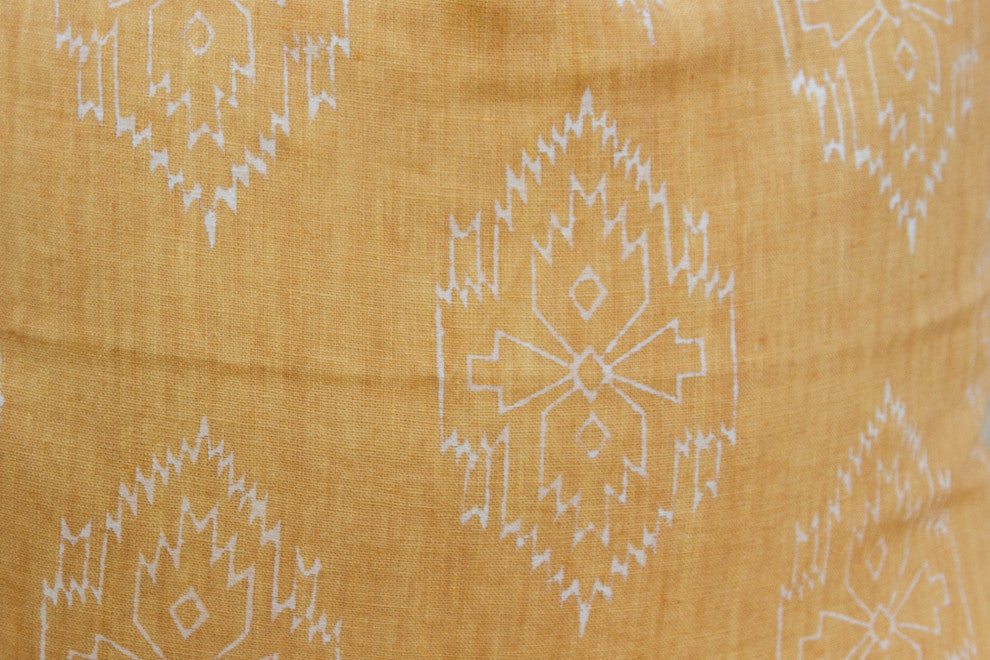 Chimalli Aztec Block Print Pillow
