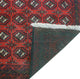 Vintage Distressed Hadier Red/Navy Rug, 3'6x6'0
