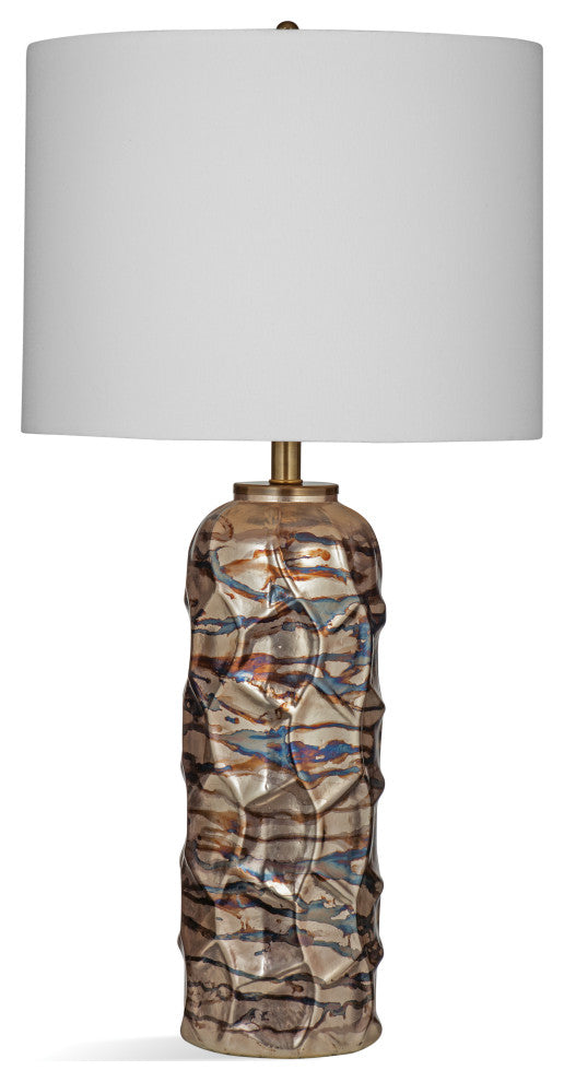 Christian Table Lamp - Antique Silver