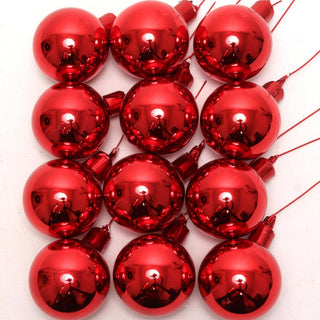 Red Glass Ball Hanging Ornament | 50MM
