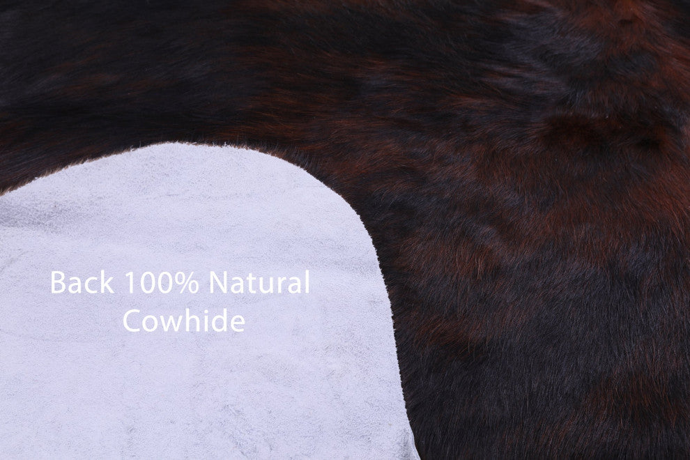 Organic Natural Hair-On Cowhide Area Rug 7' 2" X 6' 3" C1503