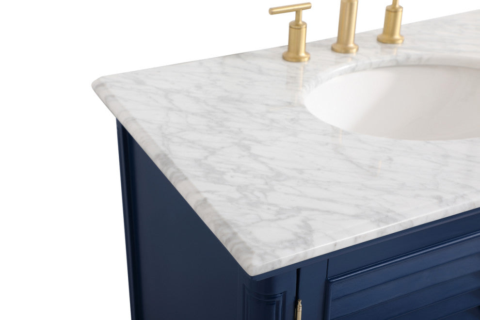 Home Living 36" Single Bathroom Vanity, Blue