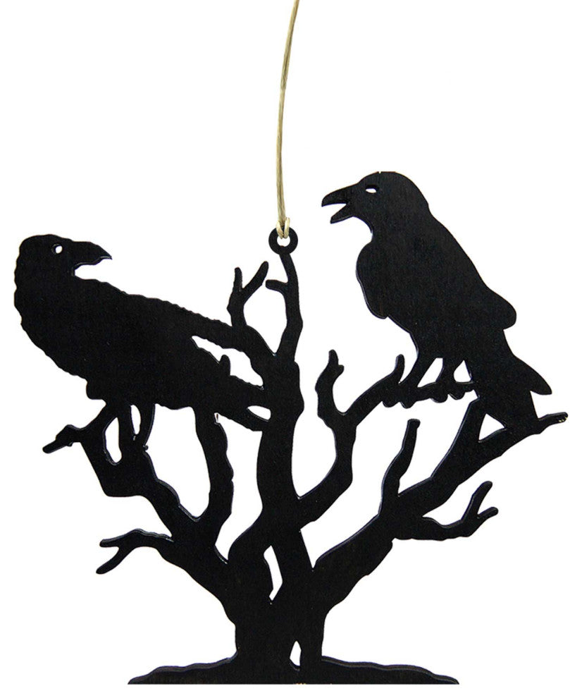 Black Crows Ornament, Set of 3, Ornament