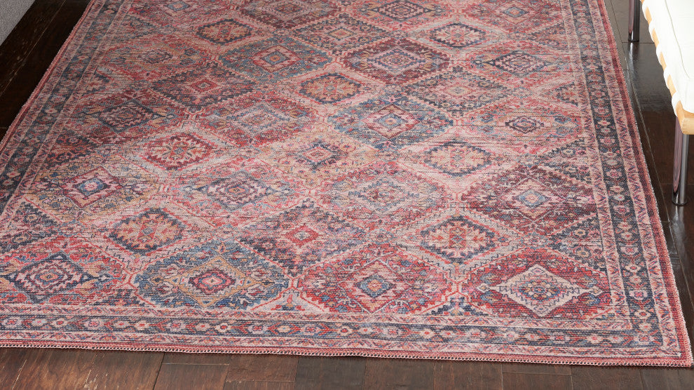 Nicole Curtis Nc Series 1 5' x 7' Multicolor Machine Washable Area Rugs