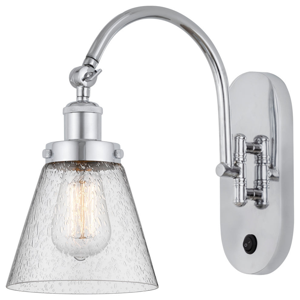 Cone Sconce, Polished Chrome, Seedy, Seedy