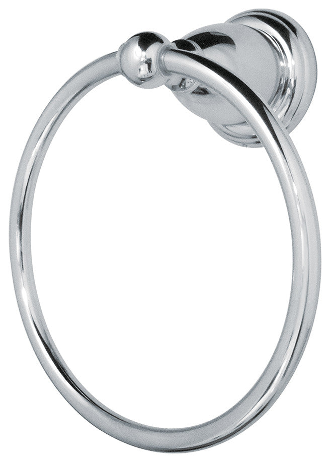 Kingston Brass 6" Towel Ring, Polished Chrome