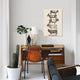 "Cow Cow Nuts" by Florent Bodart, Canvas Print, 40"x26"
