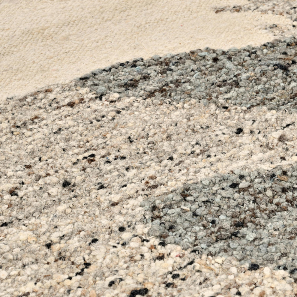 Hesperia Hand Woven Wool Patterned Rug, Multicolor, 5x8