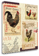 "Rooster Farm I" By Alain Pelletier, Giclee Print on Gallery Wrap Canvas