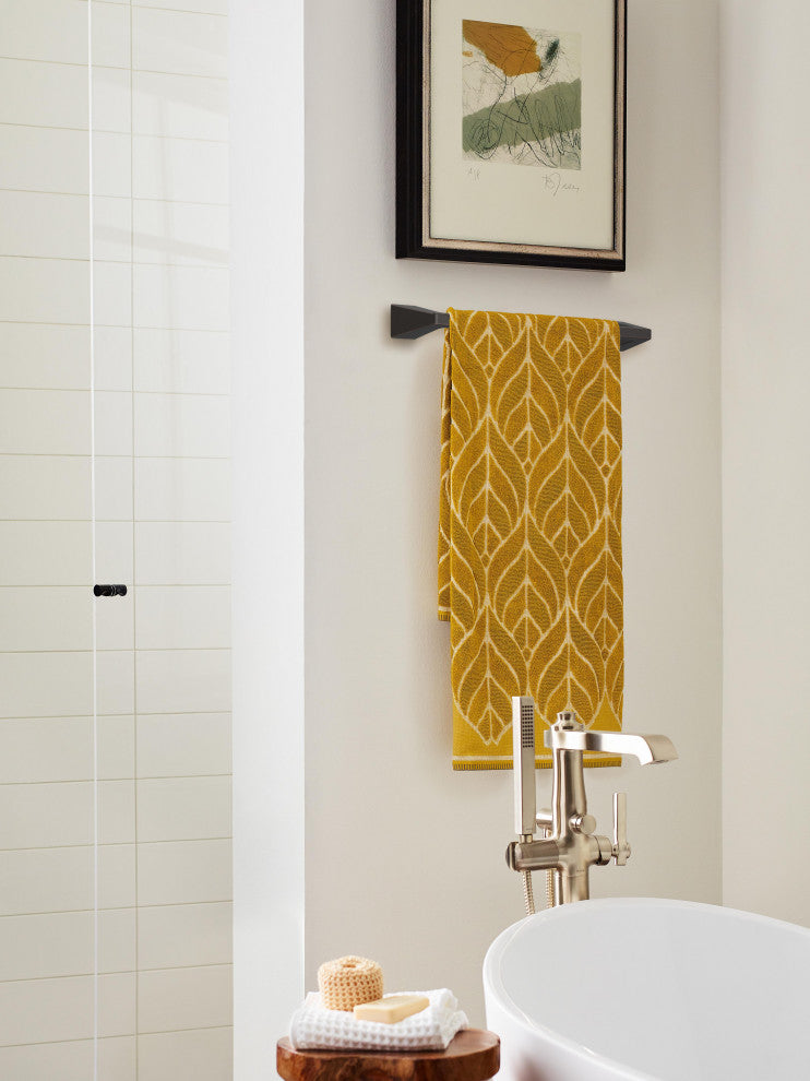 Amerock Blackrock Contemporary Towel Bar, Oil Rubbed Bronze, 18" Center-to-Cente