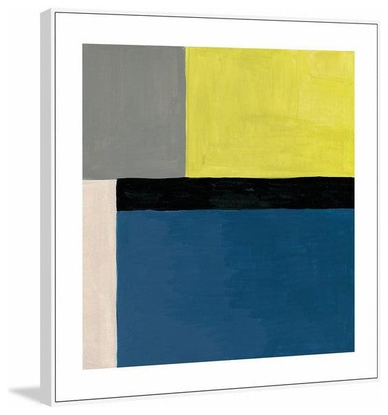 "Boxed Type" Floater Framed Painting Print on Canvas, 20"x20"