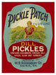 "Pickle Patch Dill Pickles" Digital Paper Print by Retrolabel, 25"x32"