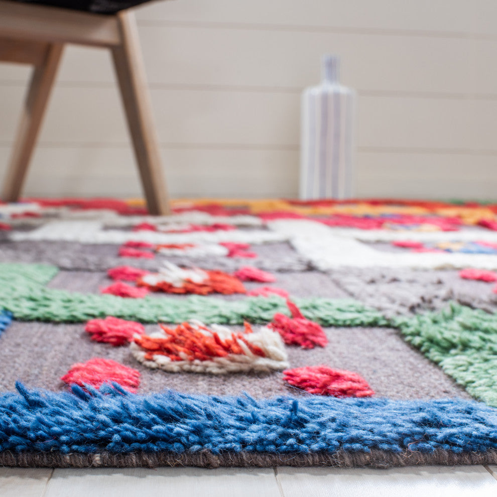 Safavieh Casablanca Collection CSB576N Rug, Blue/Green, 6' X 9'