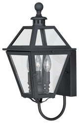 Nottingham 9" Outdoor Wall Light Textured Black