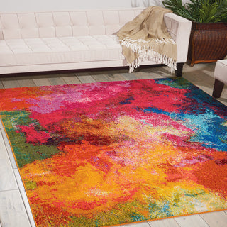 Nourison Celestial 3'11" x 5'11" Palette Modern Indoor Area Rug