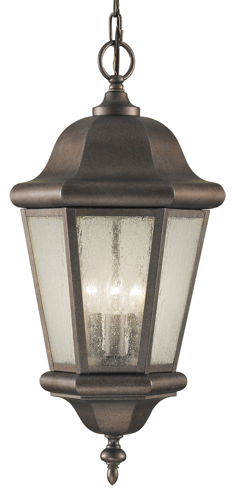 3-Light Pendant, Corinthian Bronze