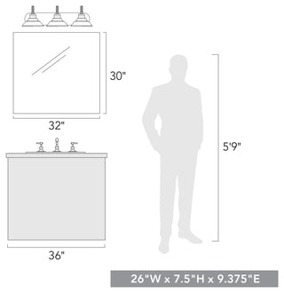 Journey 3 Light Bath Vanity