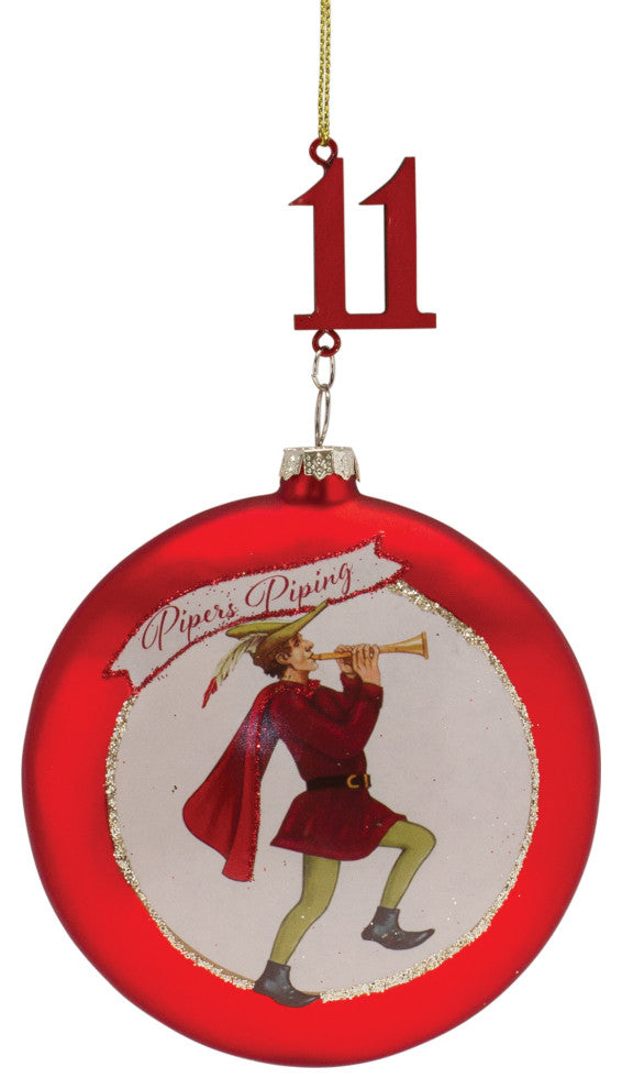 Twelve Days of Christmas Ornament, Set of 12