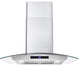 Cosmo 30 in. 380 CFM Ducted Wall Mount Stainless Steel Range Hood in Silver