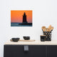 Sunset at Henlopen State Park 3 Landscape Photo Unframed Wall Art Print, 12" X 16"