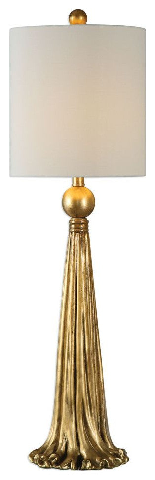 Uttermost Paravani 37" Tall Metallic Gold Lamp